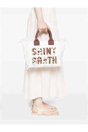 fringed-detail tote bag SAINT BARTH KIDS | COL000100326L